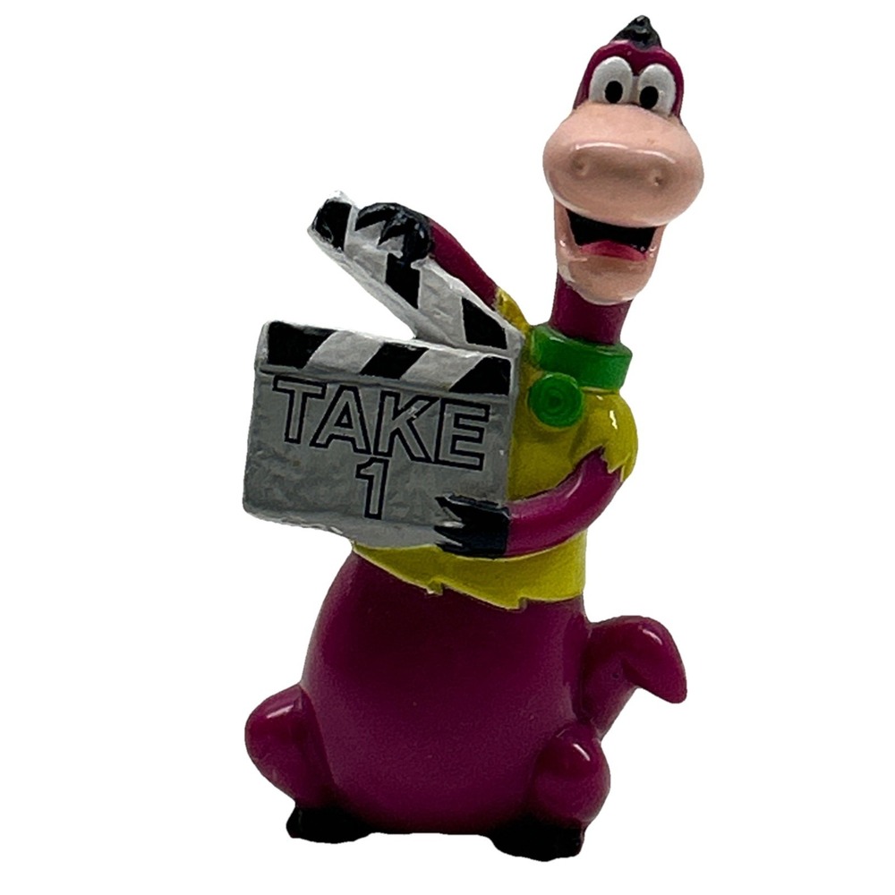 Vintage FLINTSTONES DINO FIGURE HANNA BARBERA 1992 TAKE 1 MOVIE 4" PVC Toy